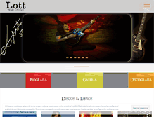 Tablet Screenshot of lott.es
