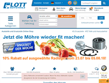 Tablet Screenshot of lott.de